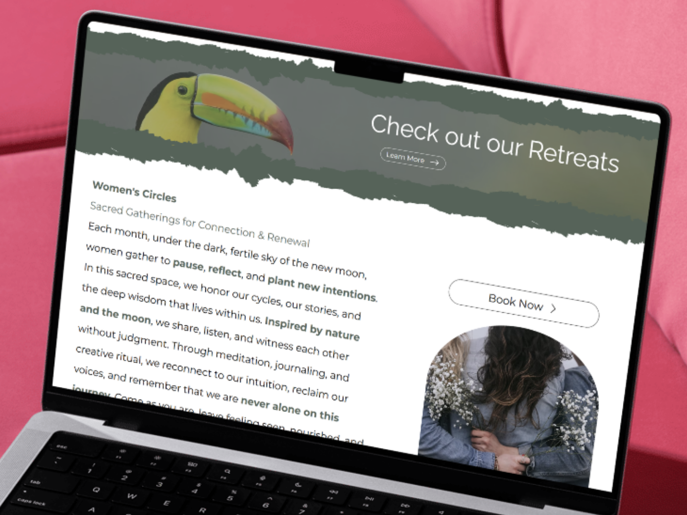 Active site redesign for a client